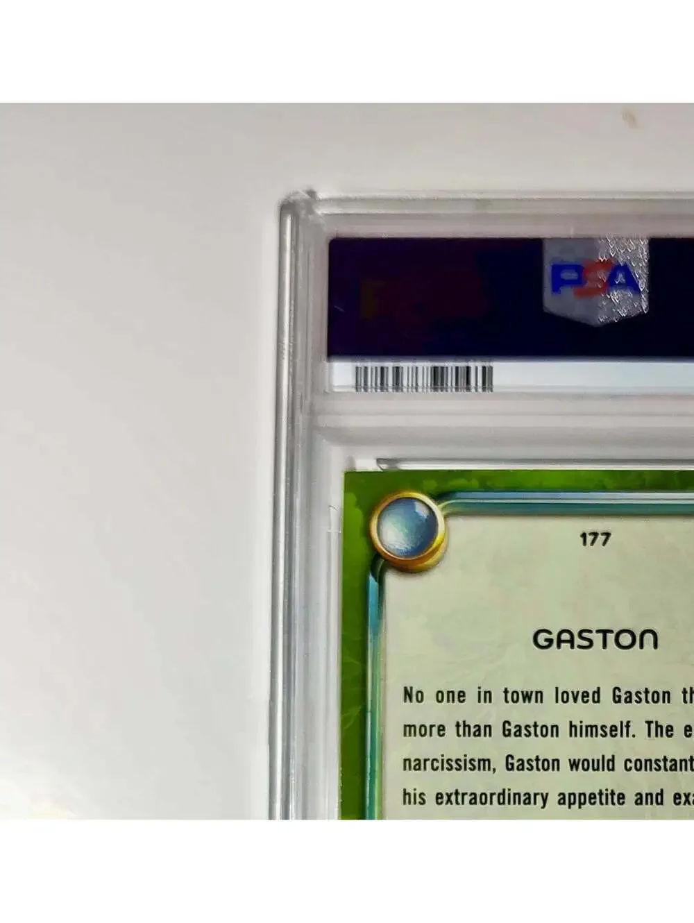 Gaston 2025 Topps Disney Wonder #177 Card Beauty and the Beast PSA 10
